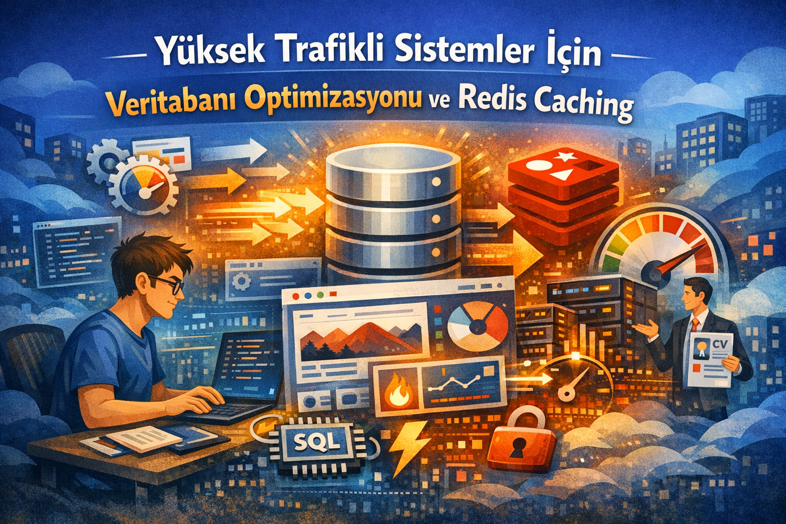 Database Optimization and Redis Caching for High-Traffic Systems